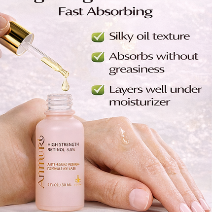 Retinol 3.5% Anti-Ageing Serum for Wrinkles & Skin Firming | Ammuri