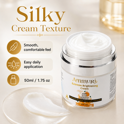 Ammuri Skincare Brightening Cream with Vitamin C & Glutathione