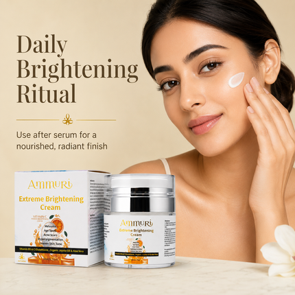 Ammuri Skincare Brightening Cream with Vitamin C & Glutathione