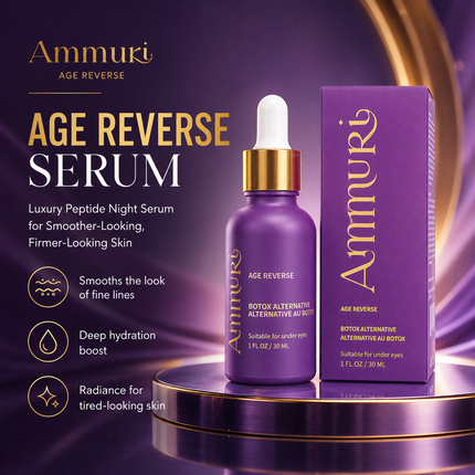 Ammuri Age Reverse Peptide Serum | Argireline + Matrixyl 3000 | 30ml
