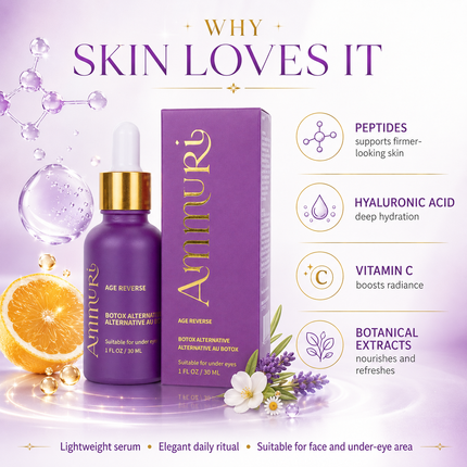 Ammuri Age Reverse Peptide Serum | Argireline + Matrixyl 3000 | 30ml