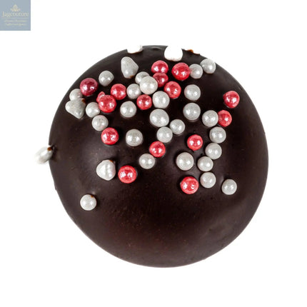 Cherry Bakewell truffle - flavoured oatmilk ganache in dark chocolate 12.8g