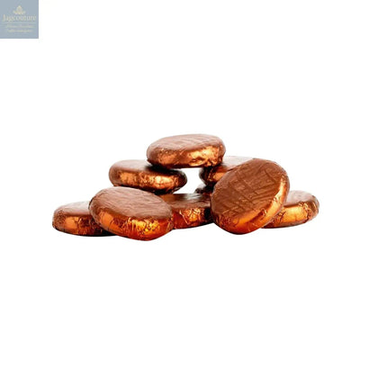 Coffee crème - dark chocolate covered fondant in brown coloured foil 120pcs