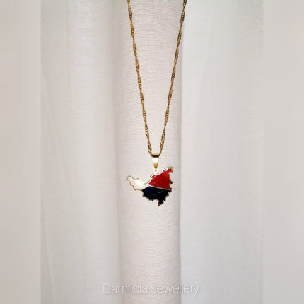 Saint Martin Necklace ’Semper Progrediens' gold