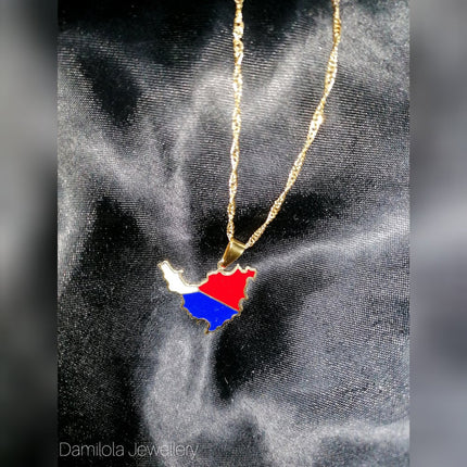 Saint Martin Necklace ’Semper Progrediens' gold