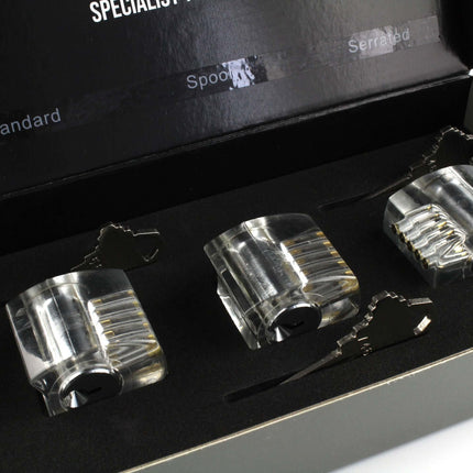 Dangerfield EUREKA Training Lock Set - 3 Progressively Harder Clear Locks