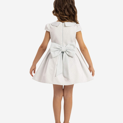 DRESS & Fleur Baby Girls Dress with Headband in Blue