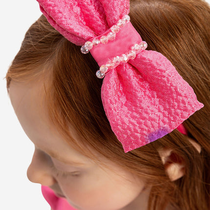 DRESS & Fleur Baby Girls Floral Dress with Headband in Pink