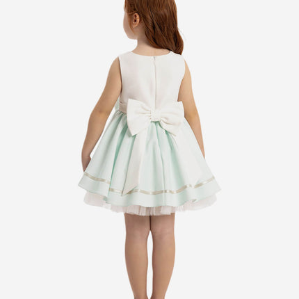 DRESS & Fleur Baby Girls Dress with Headband in Green