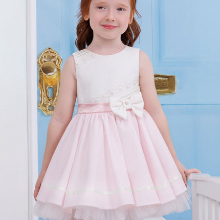 DRESS & Fleur Baby Girls Dress with Headband in Pink