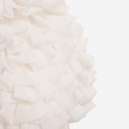 DRESS & Fleur Girls Dress with Headband in White