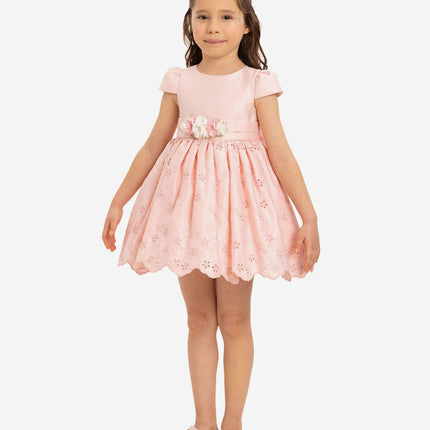 DRESS & Fleur Baby Girls Dress with Headband in Pink