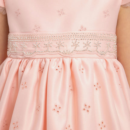 DRESS & Fleur Girls Dress with Matching Bag in Pink