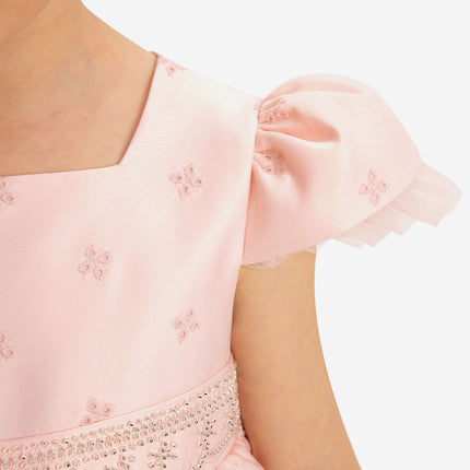 DRESS & Fleur Girls Dress with Matching Bag in Pink
