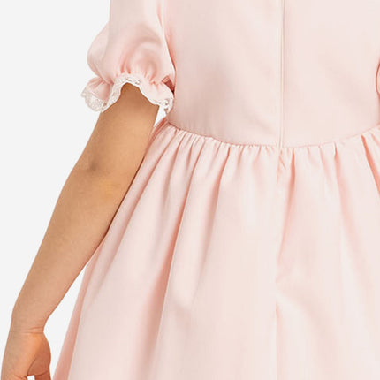 DRESS & Fleur Baby Girls Dress Set with Teddy Bear in Pink