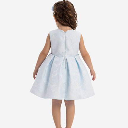 DRESS & Fleur Baby Girls Flower Dress in Blue