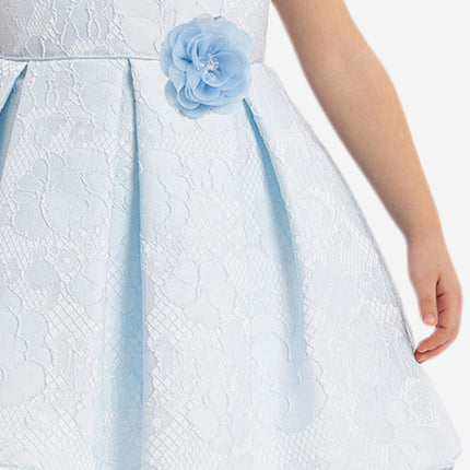 DRESS & Fleur Baby Girls Flower Dress in Blue