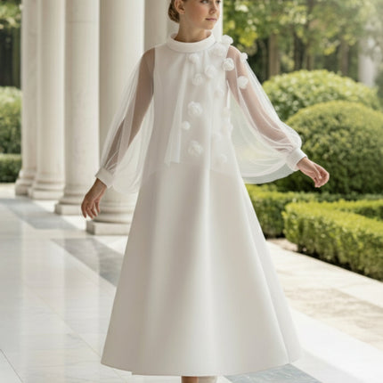 DRESS & Fleur Girls Occasion Dress in Ivory