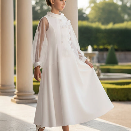 DRESS & Fleur Girls Occasion Dress in Ivory