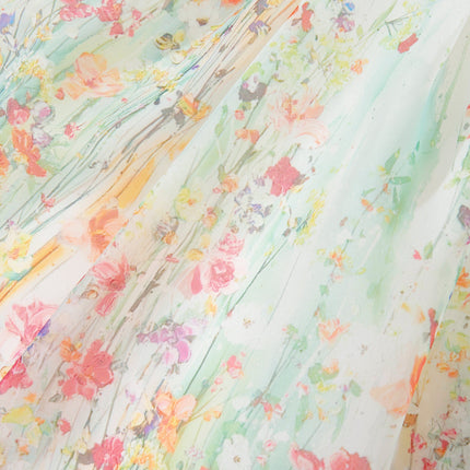 DRESS & Fleur Girls Floral Occasion Dress in Ivory
