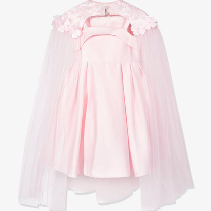 DRESS & Fleur Girls Occasion and Cape Set in Pink