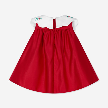DRESS & Fleur Baby Girls Occasion Dress with Headband in Red