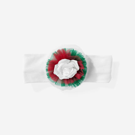 DRESS & Fleur Baby Girls Occasion Dress with Headband in Red