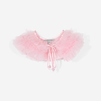 DRESS & Fleur Girls Occasion Dress and Cape Set in Pink