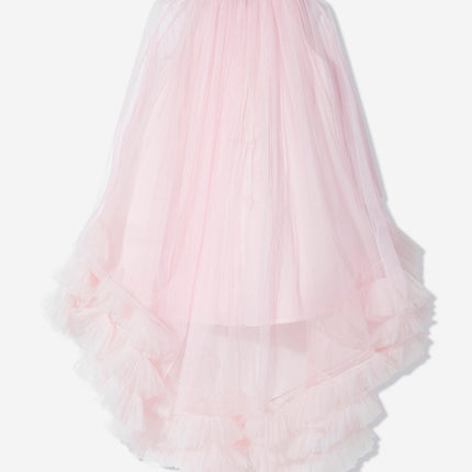 DRESS & Fleur Girls Occasion Dress and Cape Set in Pink