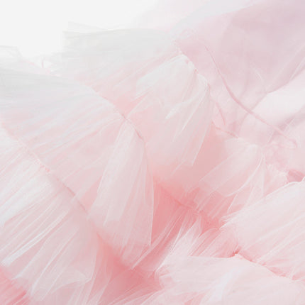 DRESS & Fleur Girls Occasion Dress and Cape Set in Pink