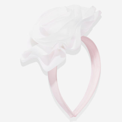 DRESS & Fleur Girls Flower Occasion Dress with Headband in Pink