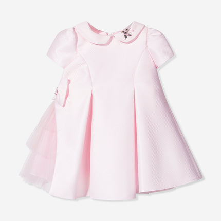 DRESS & Fleur Baby Girls Occasion Dress with Headband in Pink