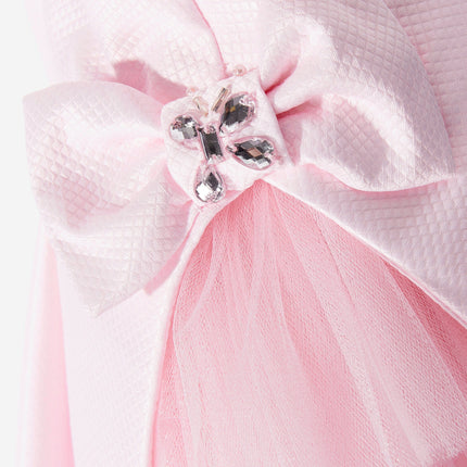 DRESS & Fleur Baby Girls Occasion Dress with Headband in Pink