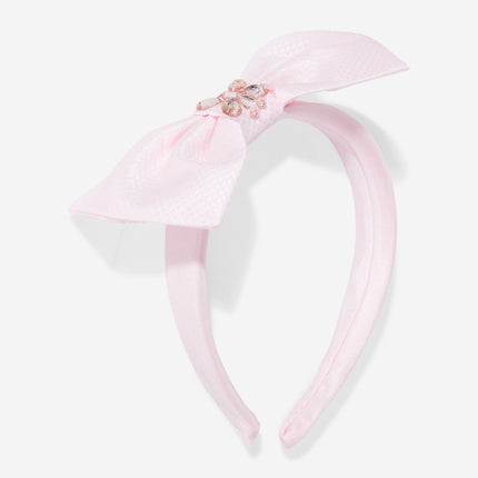 DRESS & Fleur Girls Occasion Dress with Hair Accessory in Pink