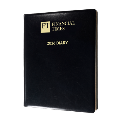 2026 Desk Diary - Week-to-View Planner- Black (DC-26)