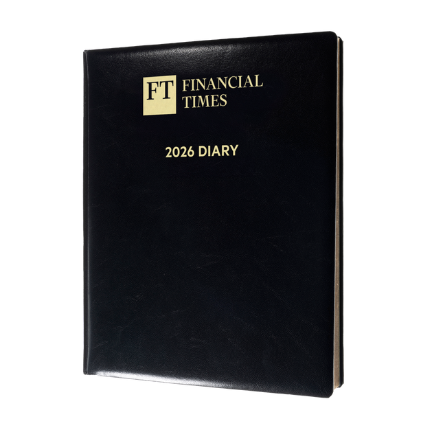 2026 Desk Diary - Week-to-View Planner- Black (DC-26)