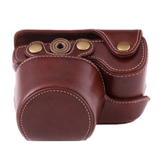 Full Body Camera PU Leather Case Bag with Strap for Sony A6000 / A6300 / Nex 6