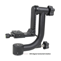 YELANGU Horizontal 360 Degree Gimbal Tripod Head for Home DV and SLR Cameras, YLG0401E