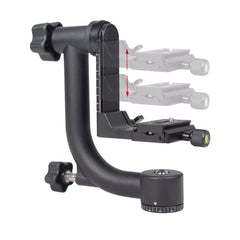 YELANGU Horizontal 360 Degree Gimbal Tripod Head for Home DV and SLR Cameras, YLG0401E