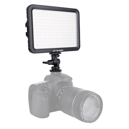 YELANGU YLG0504B 204 LEDs 1000LM 3300-5600K No Polar Dimmable Studio Light Video & Photo Light for Canon, Nikon, DSLR Cameras, 204 LEDs