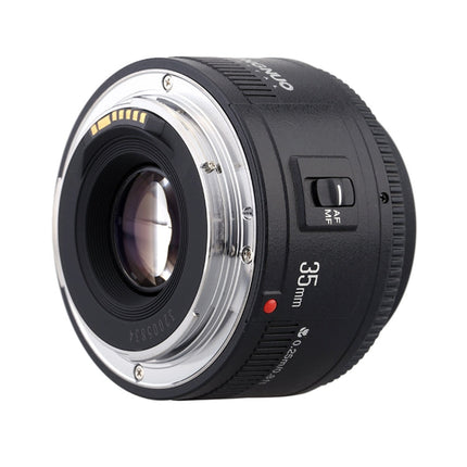 YONGNUO YN35MM F2N 1:2 AF/MF Wide-Angle Fixed/Prime Auto Focus Lens for Nikon DSLR Cameras, YN35MM F2N