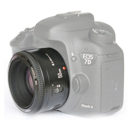 YONGNUO YN50MM F1.8C II F1.8 Auto Focus Lens for Canon EF Mount New Lens, YN50MM F1.8C II