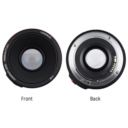 YONGNUO YN50MM F1.8C II F1.8 Auto Focus Lens for Canon EF Mount New Lens, YN50MM F1.8C II