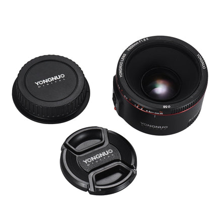 YONGNUO YN50MM F1.8C II F1.8 Auto Focus Lens for Canon EF Mount New Lens, YN50MM F1.8C II