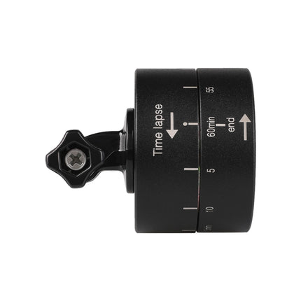360 Degree Auto Rotation 60 Minutes Time Lapse Stabilizer Tripod Head Adapter for GoPro, 60 Minutes