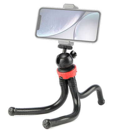 MZ305 Mini Octopus Flexible Tripod Holder with Ball Head for SLR Cameras, GoPro HERO10 Black / HERO9 Black / HERO8 Black /7 /6 /5 /5 Session /4 Session /4 /3+ /3 /2 /1, DJI Osmo Action, Xiaoyi and Other Action Cameras, Cellphone, Size:30cmx5cm, MZ305