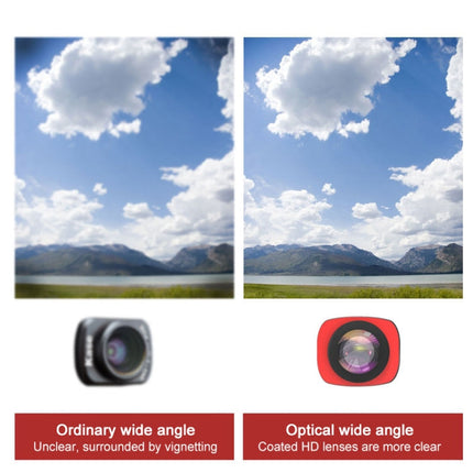 JSR 5 in 1 CR Super Wide Angle Lens 12.5X Macro Lens + CPL Lens + Star + ND16 Lens Filter Set for DJI OSMO Pocket, Macro Lens+CPL+ Star+ND16+CR
