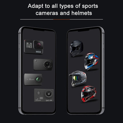 Helmet Belt Mount + Phone Clamp Mount for GoPro, Insta360, DJI and Other Action Cameras, Helmet Belt Mount + Phone Clamp