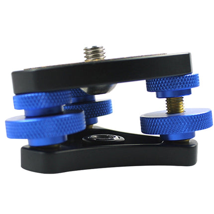 DLEV-3838 Precision Bubble Level Leveling Base Tripod Head Plate with 3/8 inch Screw & 3 Adjustment Dials for Tripod Mount