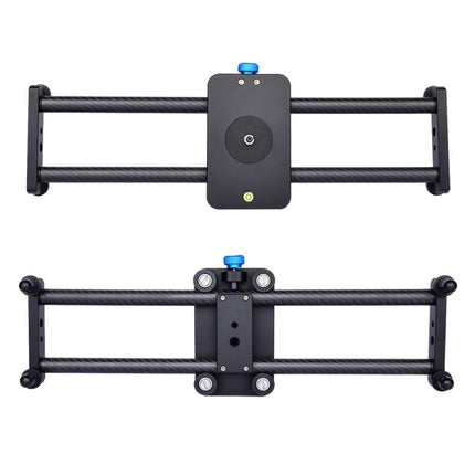 YELANGU L40T 40cm Carbon Fiber Slide Rail Track for SLR Cameras / Video Cameras, L40T 40cm